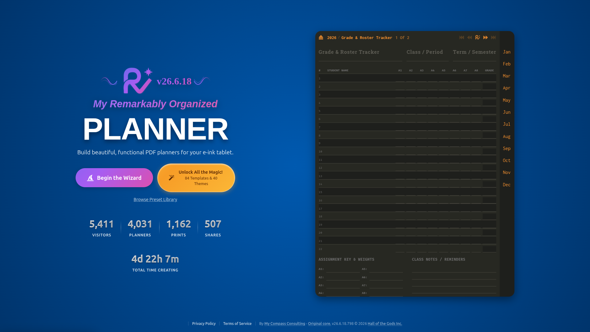 My Remarkably Organized Planner Wizard gallery image