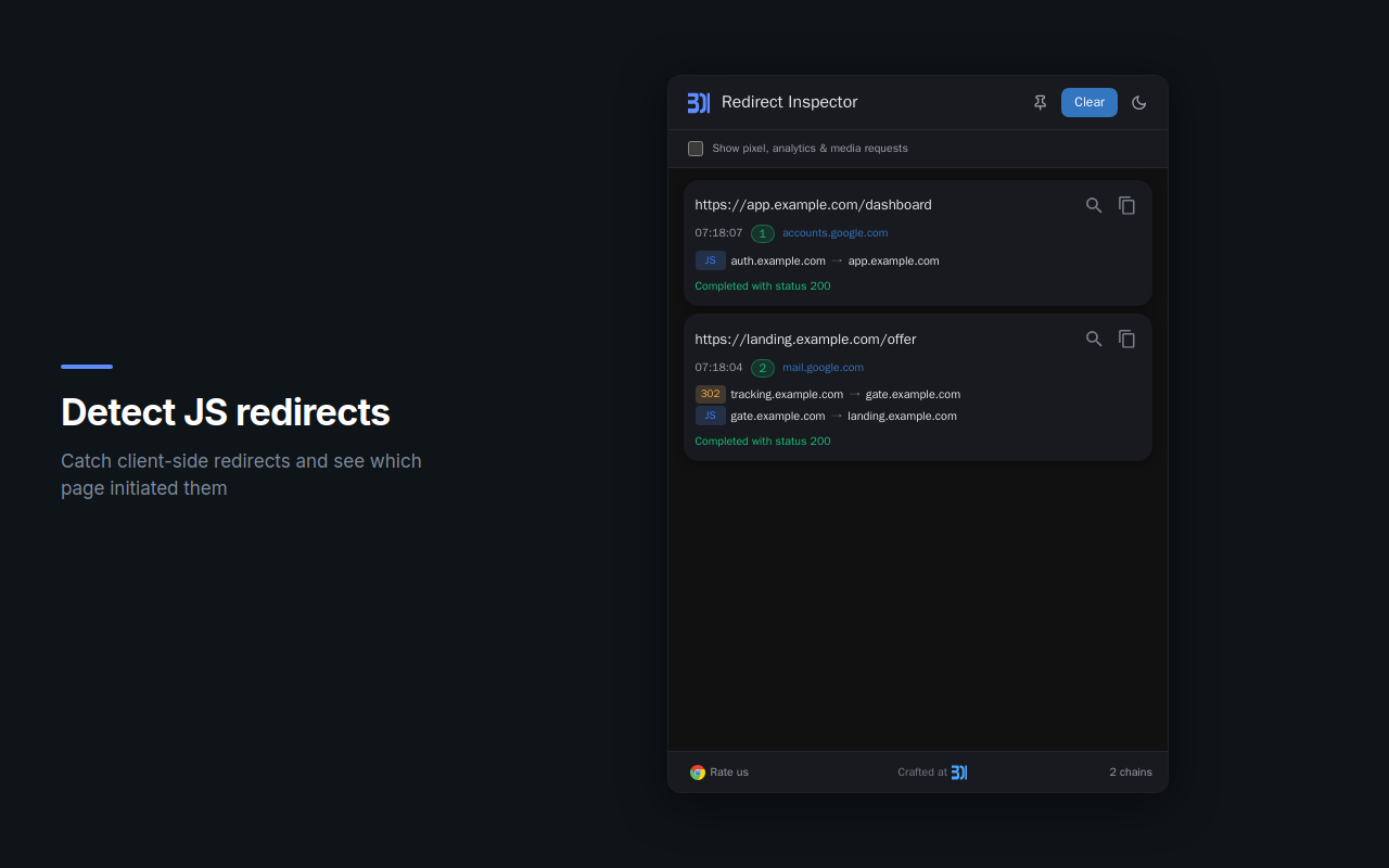 Redirect Inspector gallery image