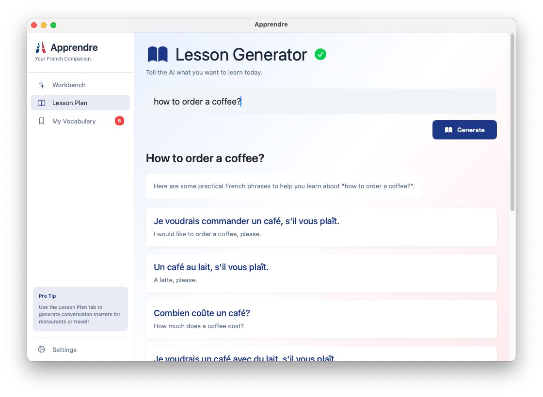 Apprendre - Master french, privately gallery image