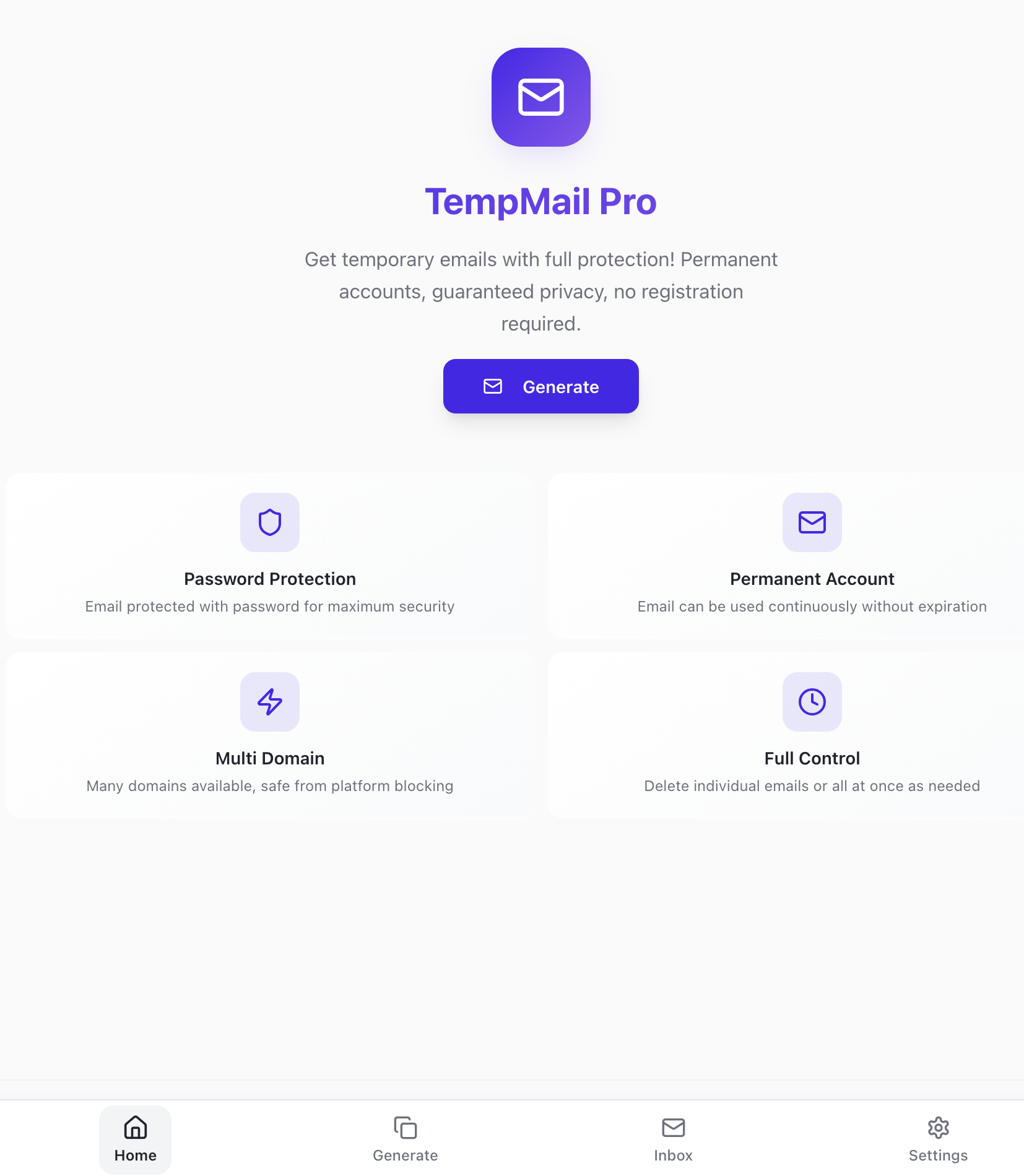 TempMail Pro gallery image