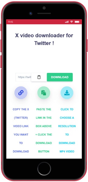 Mídia 2 de X Downloader de vídeo - Baixe x vídeo (Twitter) com x download de vídeo