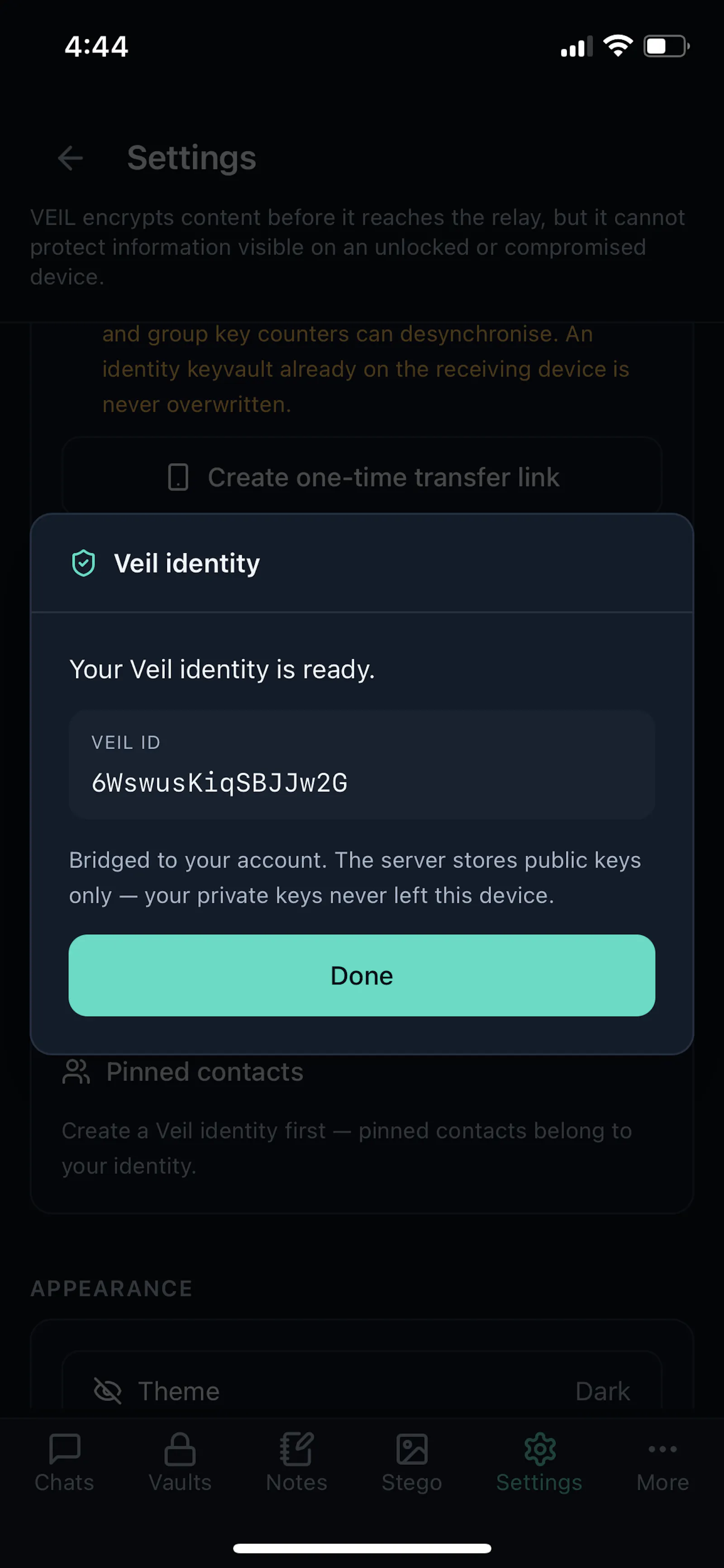 VEIL - More than Encrypted Messaging screenshot 5