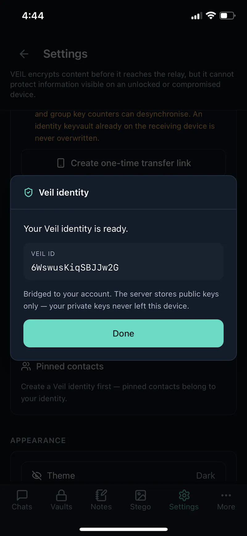 VEIL - More than Encrypted Messaging screenshot 5