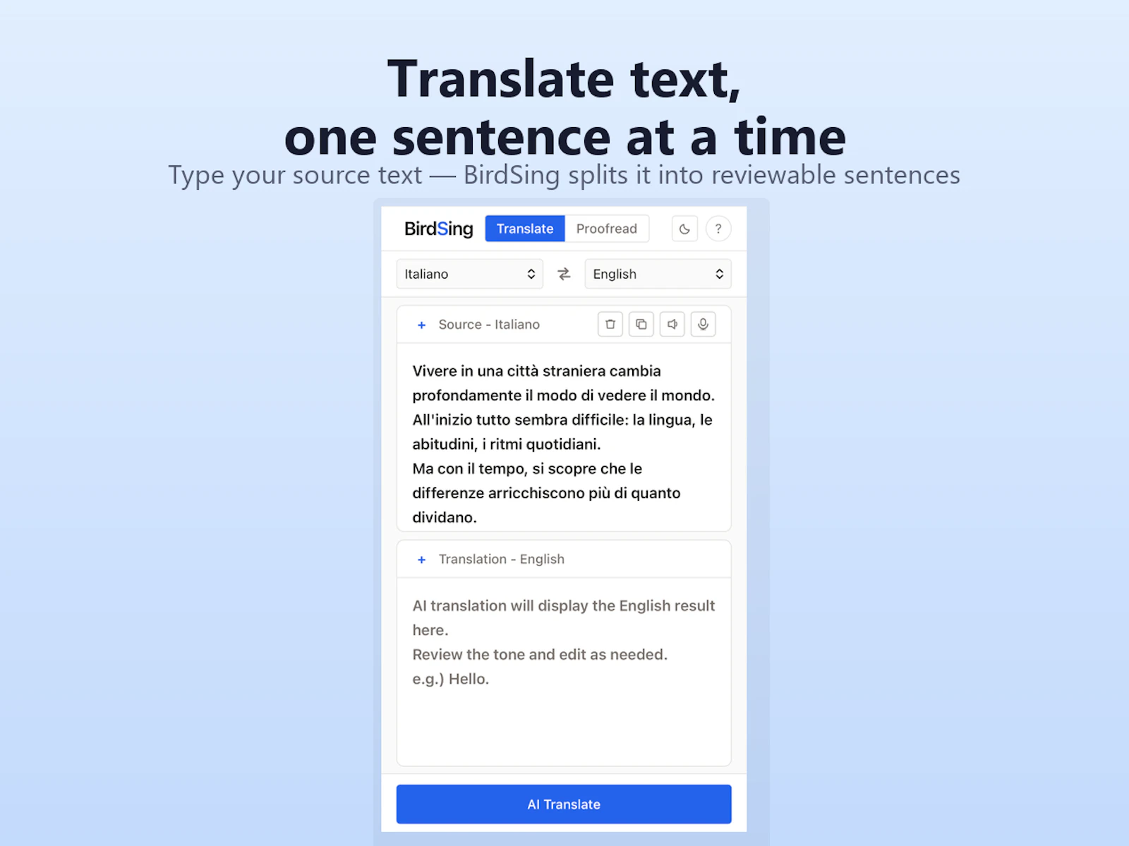 BirdSing screenshot 1