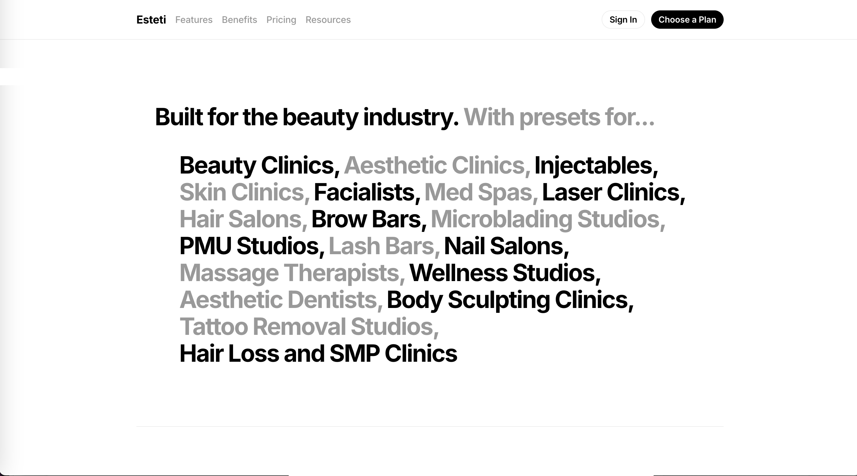 The Esteti App gallery image