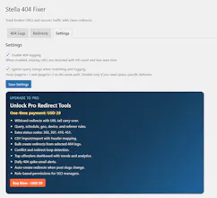 Stella 404 Fixer -WP 404 Redirect Plugin gallery image