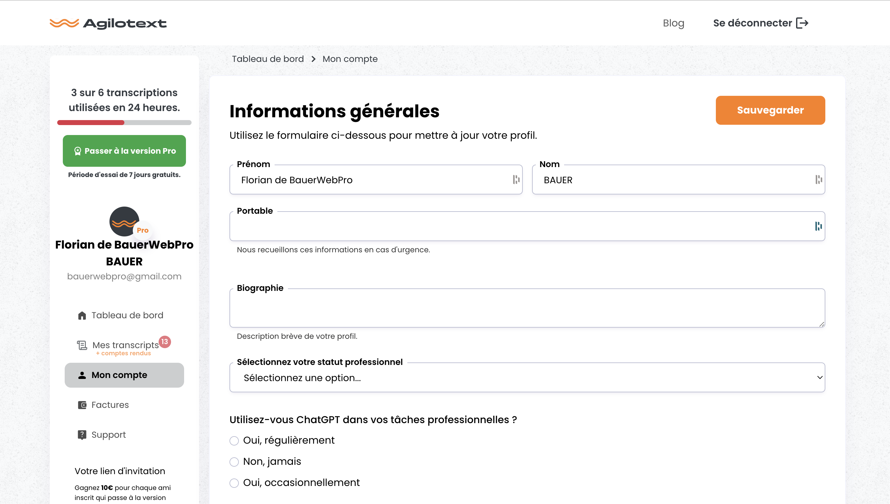 Média Agilotext - Transformation audio en texte | transcription précise par ia 6