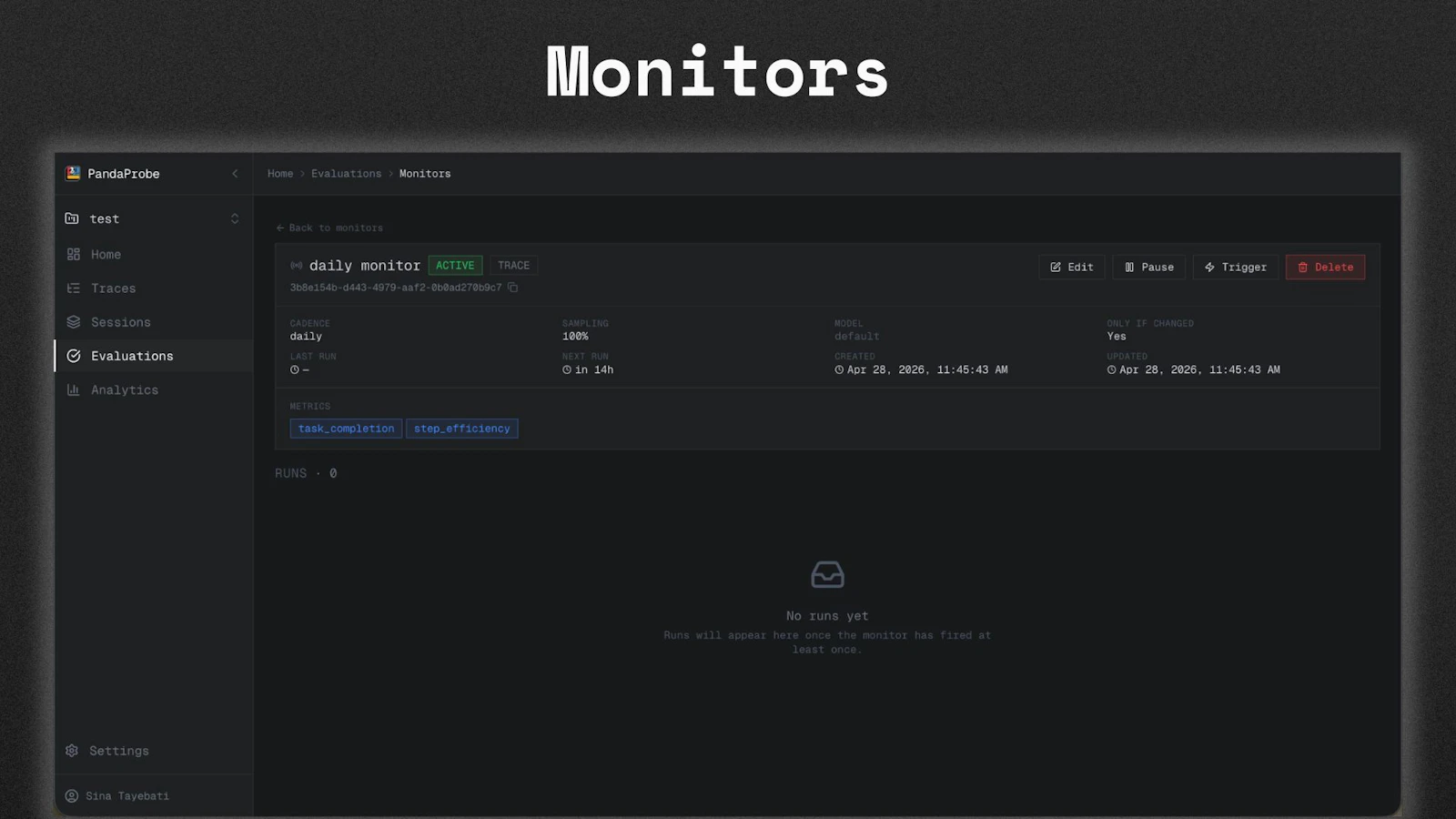 PandaProbe screenshot 6