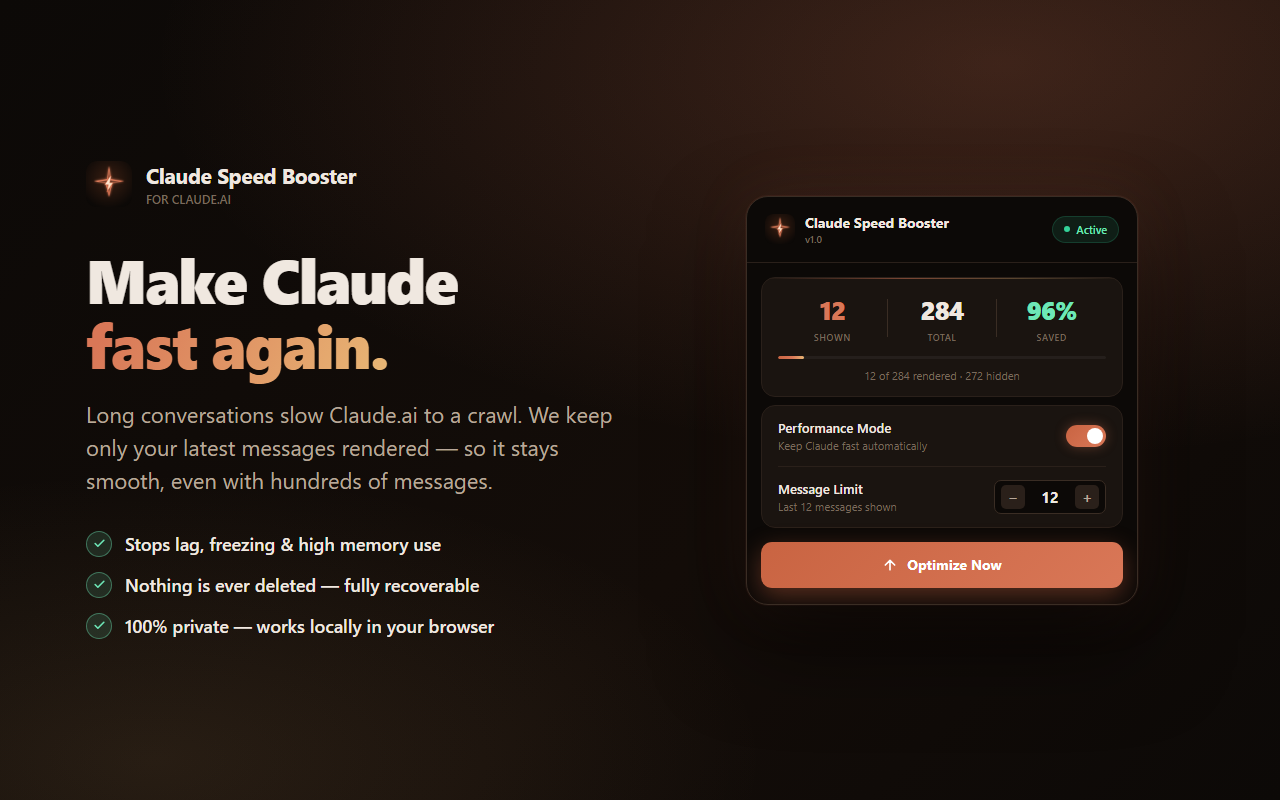 Claude Speed Booster gallery image