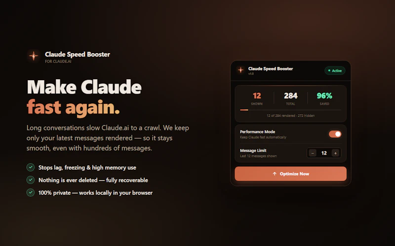 Claude Speed Booster screenshot 4