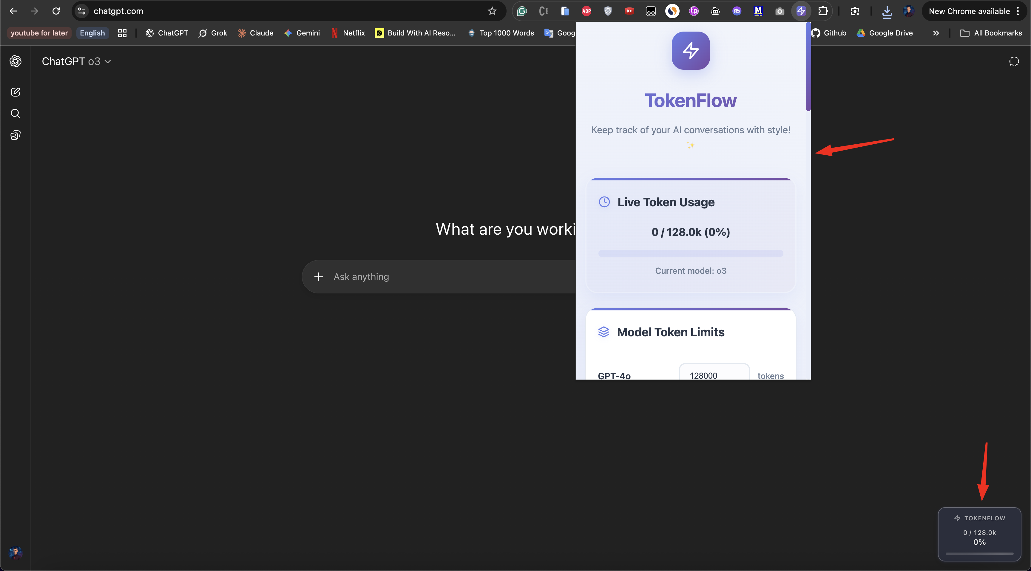 Tokenflow - Realtime token volgen voor chatgpt-gesprekken media 3