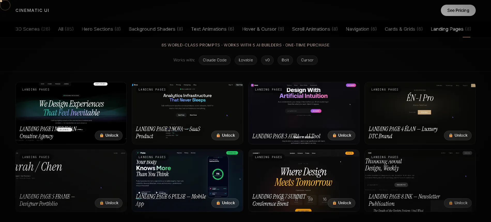 Cinematic UI gallery image