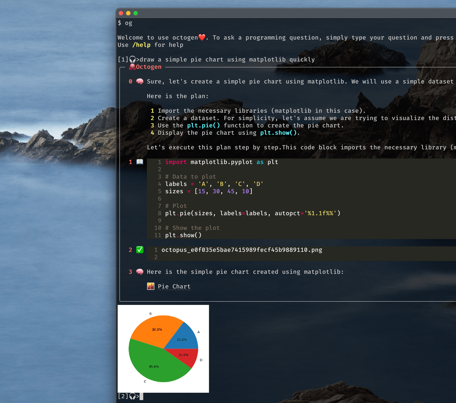 Média Octogène un interprète de code open-source 3