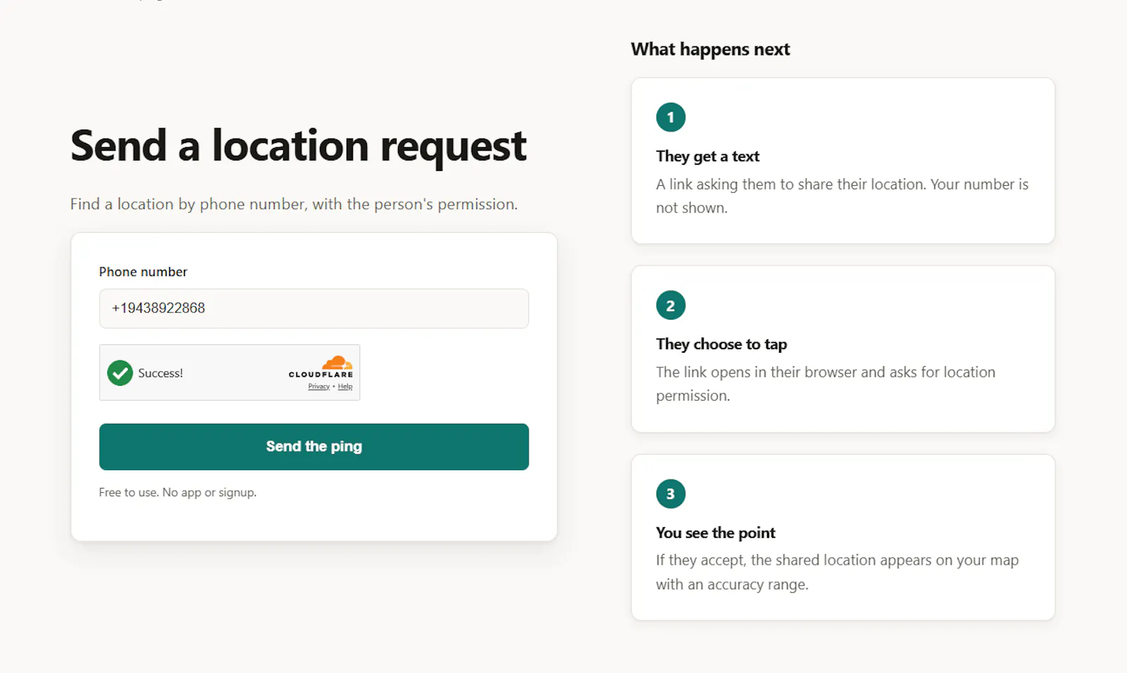 PingLocate screenshot 2