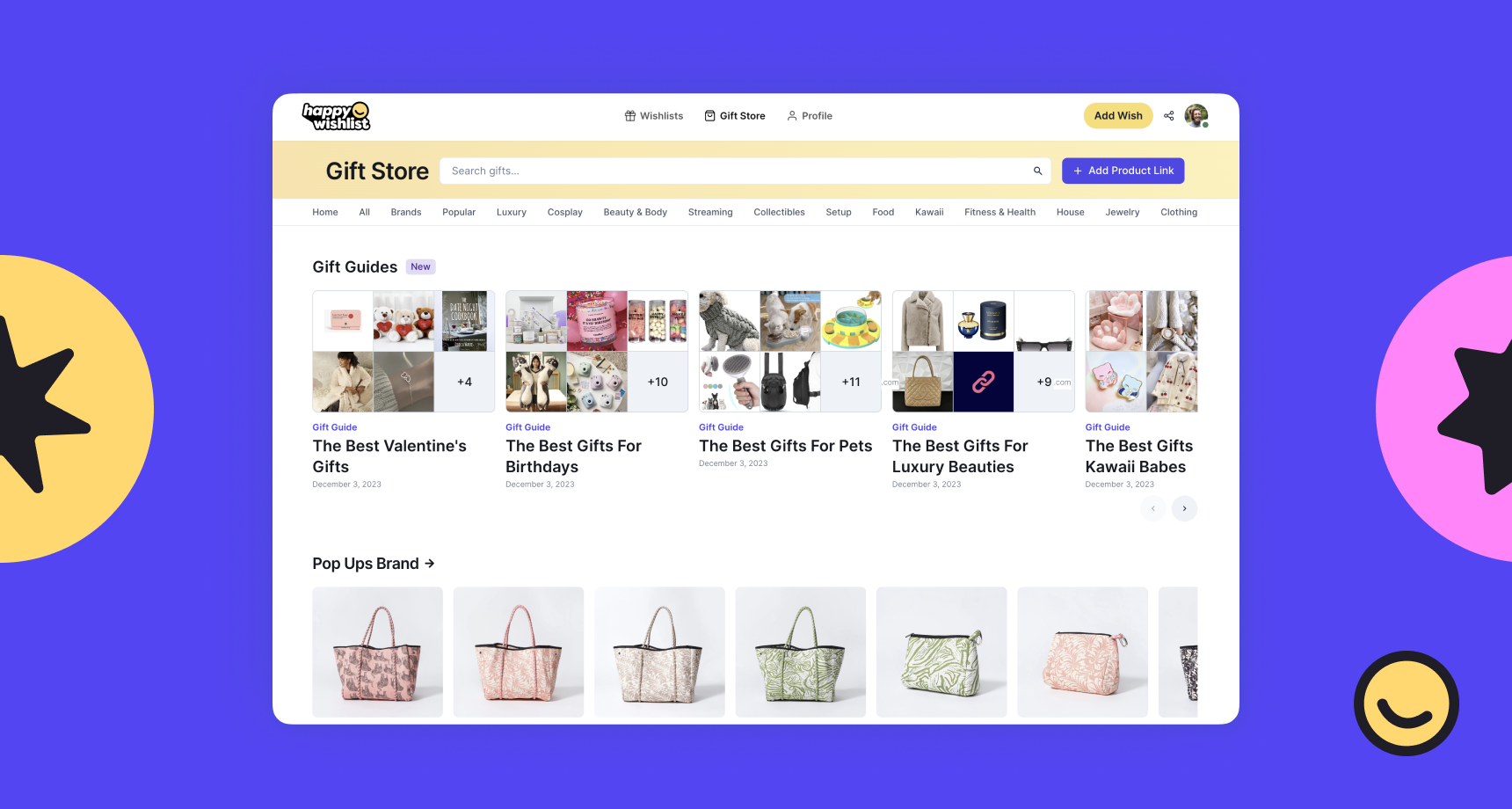 وسائط HappyWishlist - رغبات لا نهائية ، نقرة واحدة بعيدا 4