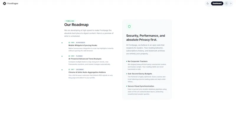 Frontpage screenshot 10