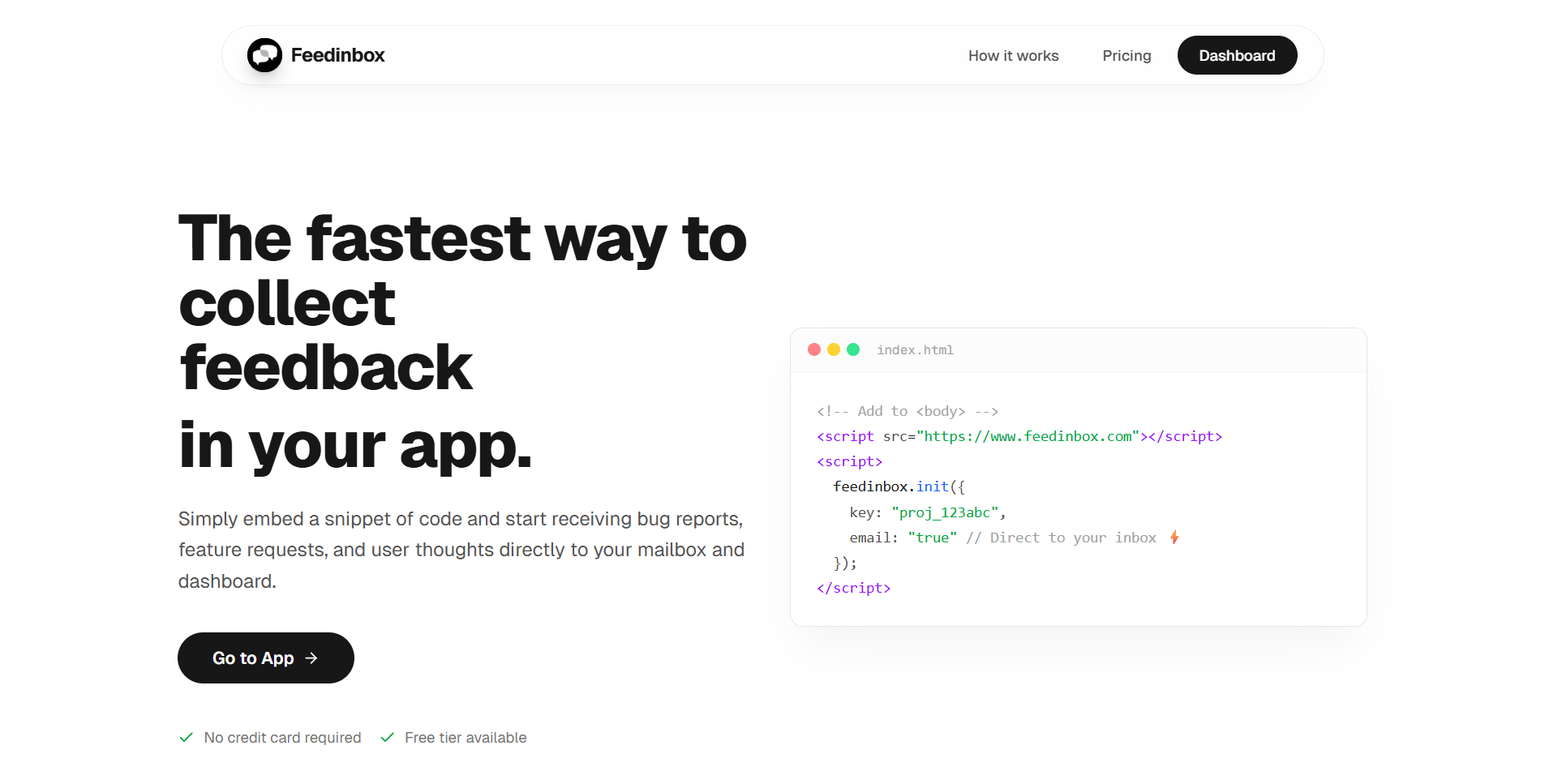 Feedinbox - Main product screenshot demonstrating key features and user interface