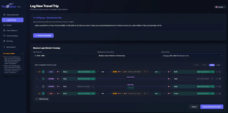 PerDiemo screenshot 3