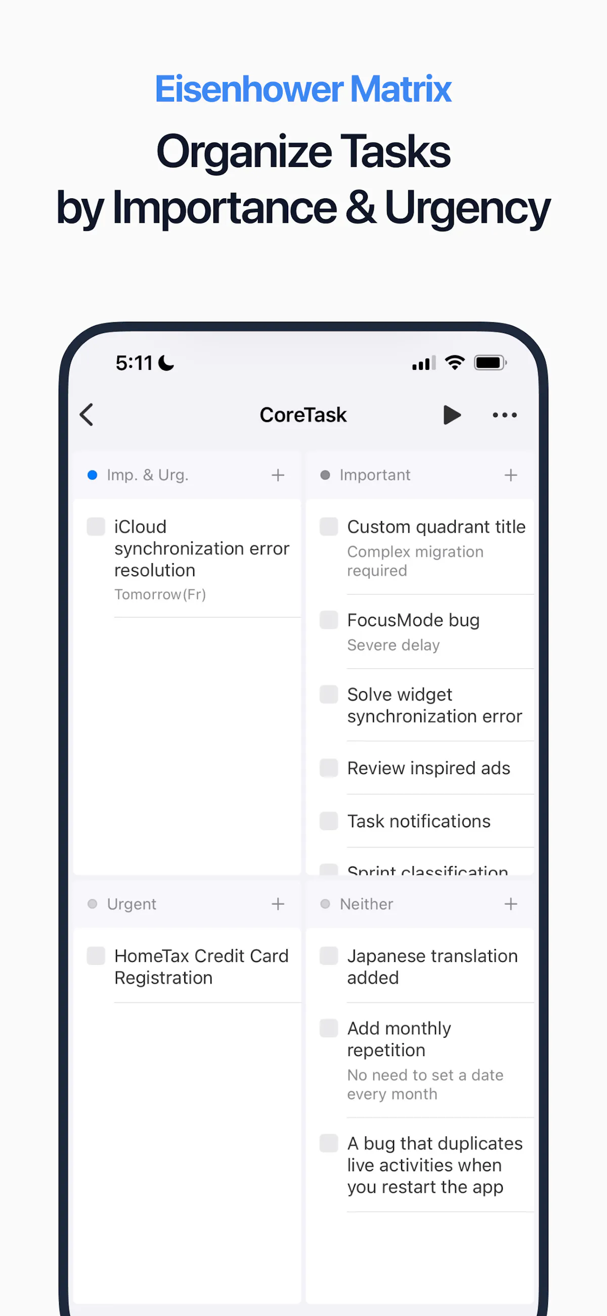 CoreTask