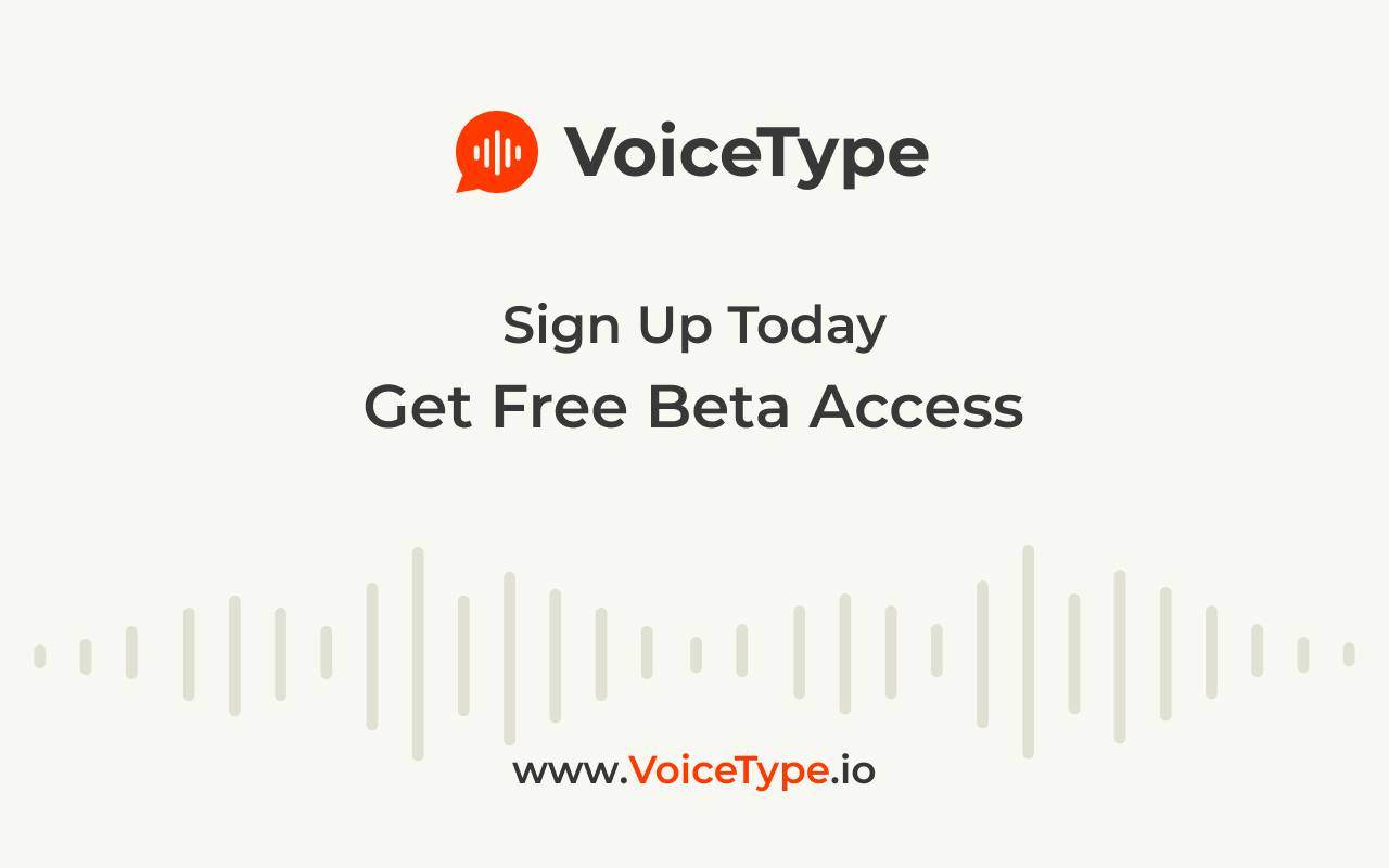 voiceType - 短い音声プロンプトからメール全体を書きますメディア5