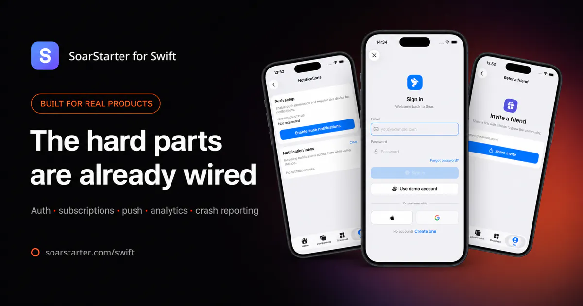 SoarStarter Swift gallery image