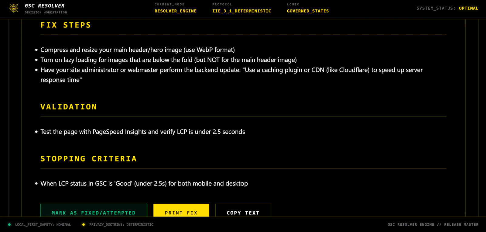 GSC Resolver Engine screenshot 6