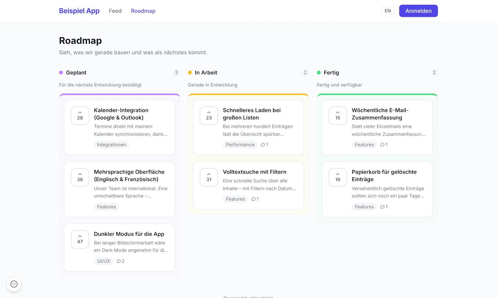 Ideenkiste.app screenshot 3
