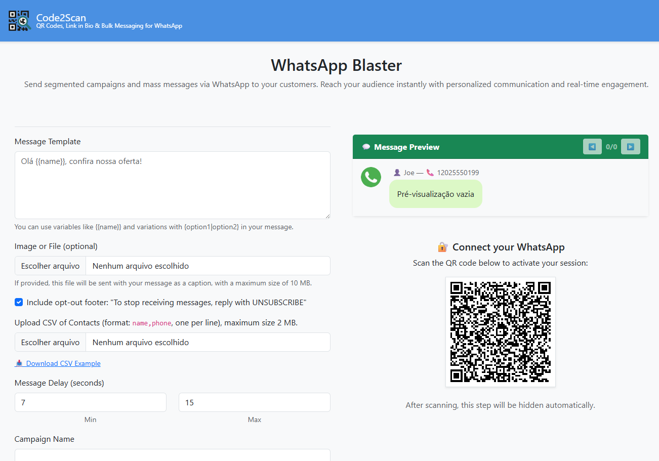 Free QR Code Generator - Screenshot 3 showing product features and functionality