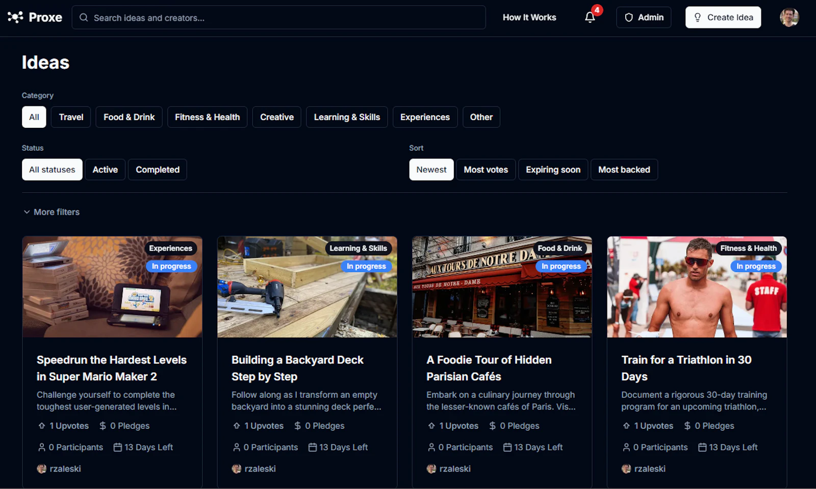 Proxe screenshot 1