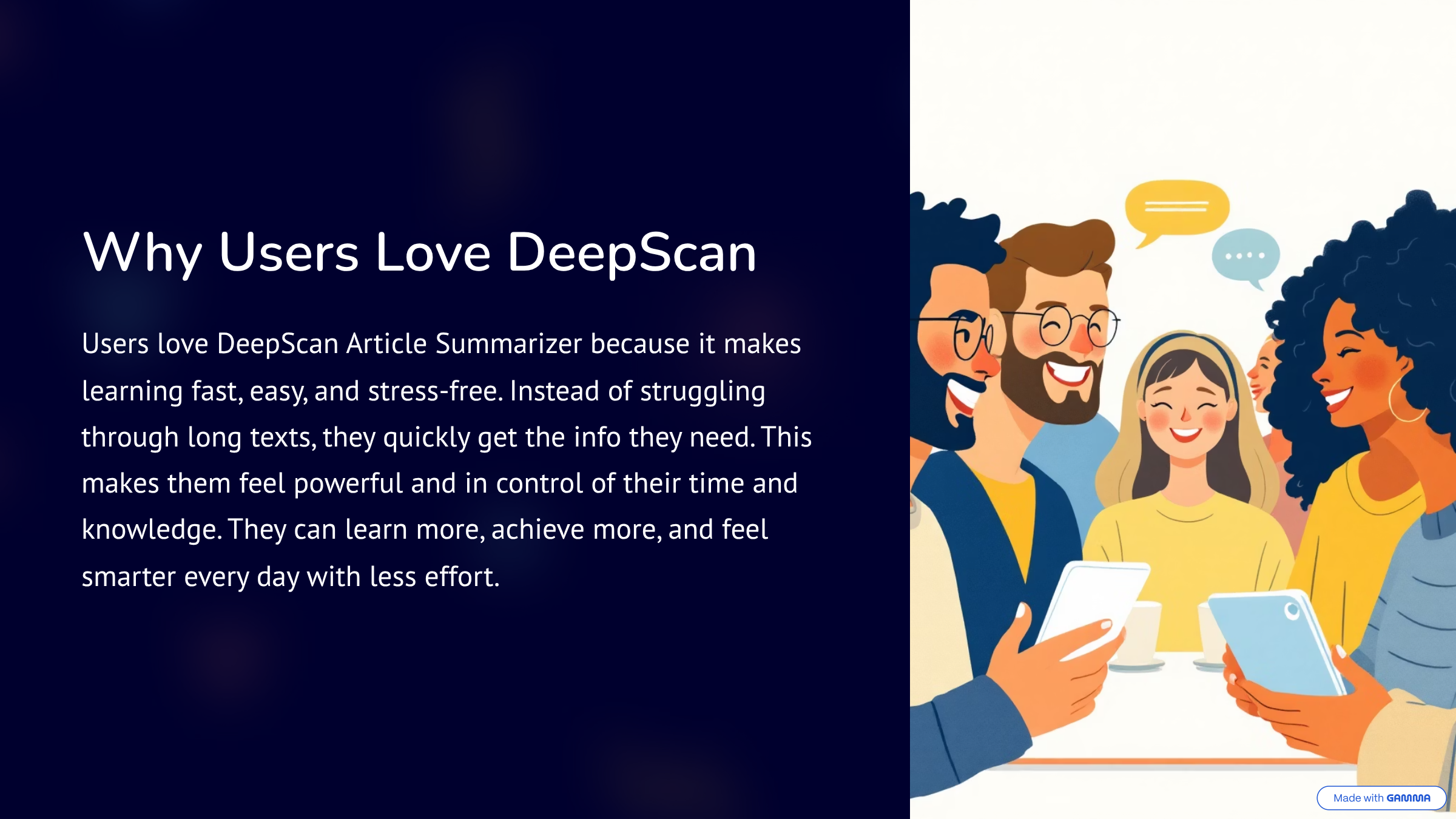 Média Extension de Summarizer Ai DeepScan 13