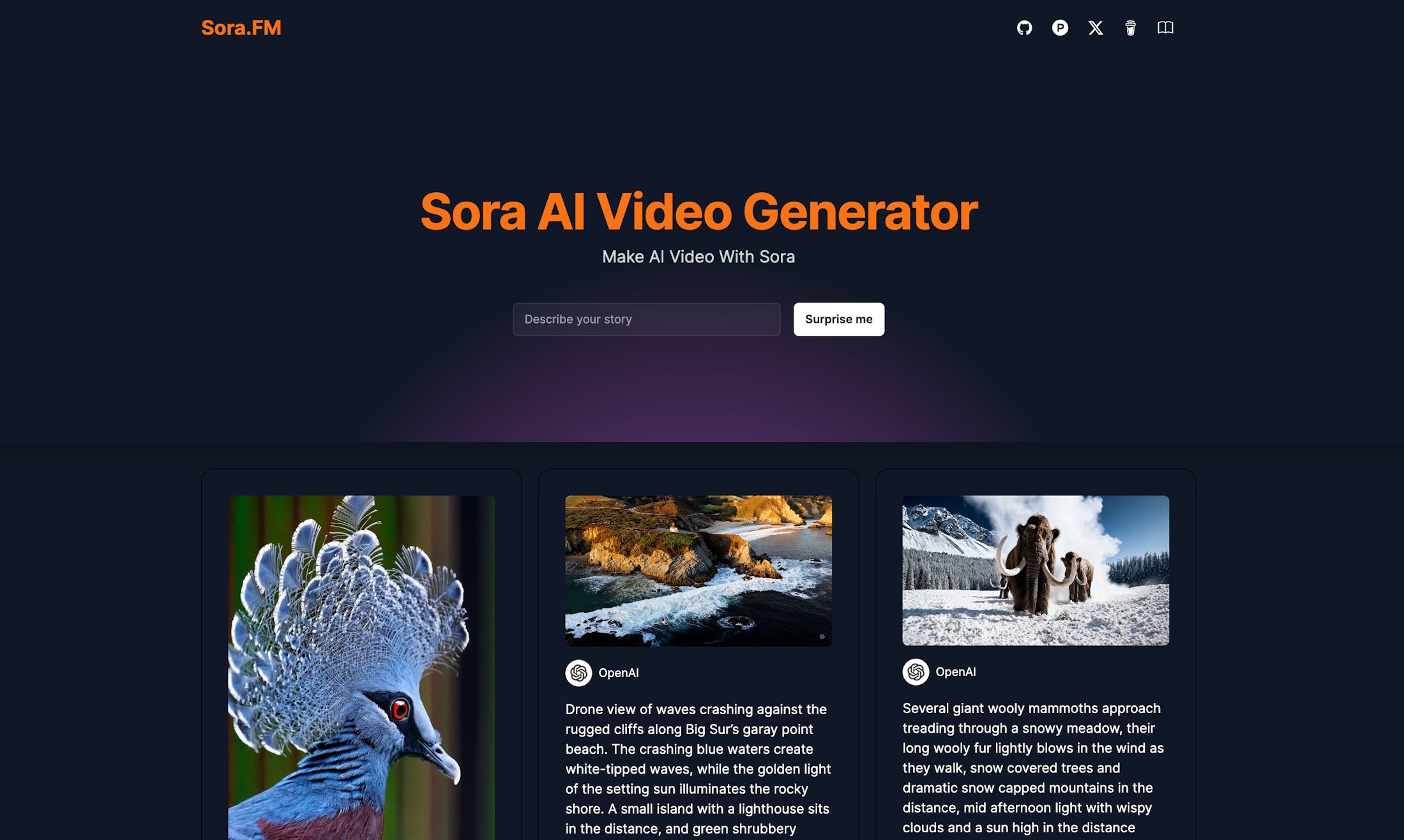 开源一个 Sora AI Video Generator