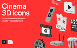 Cinema 3D Icons media 1