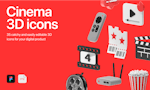 Cinema 3D Icons image
