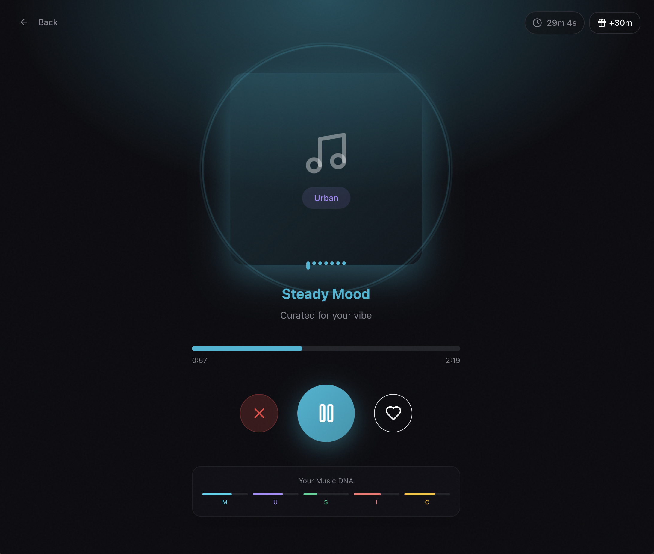 MindBeats - Screenshot 3 showing product features and functionality