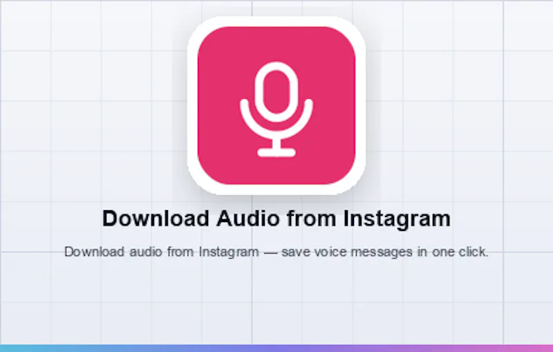 Download Audio from Instagram screenshot 3