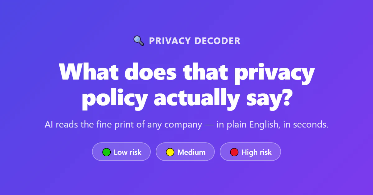 Privacy Decoder logo