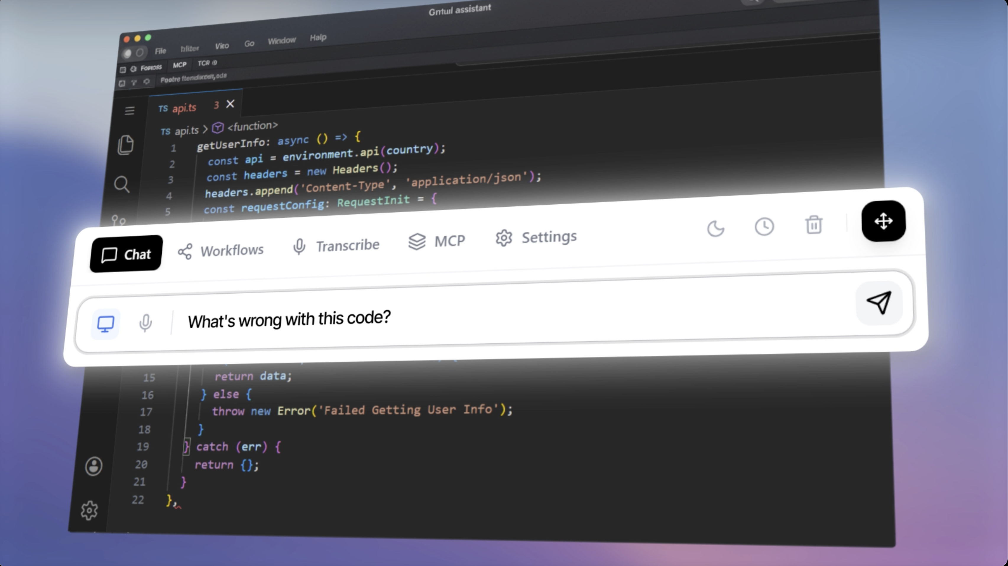 RED — The Screen-Aware AI Work Hub - Main product screenshot demonstrating key features and user interface