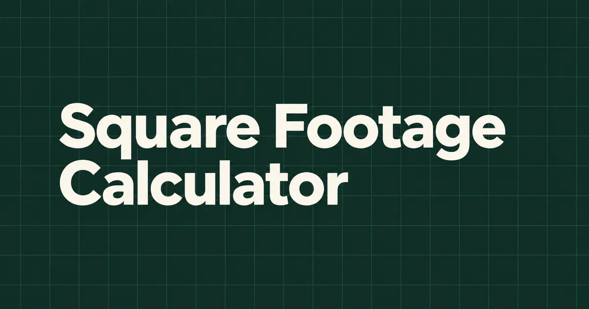 Square Footage Calculator gallery image