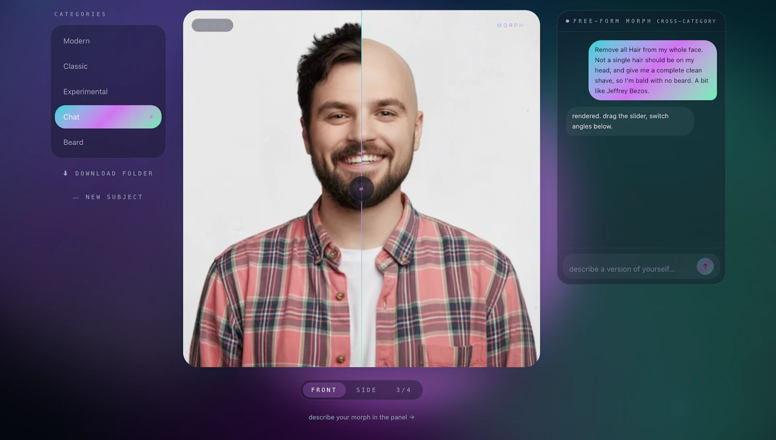 Morph screenshot 2