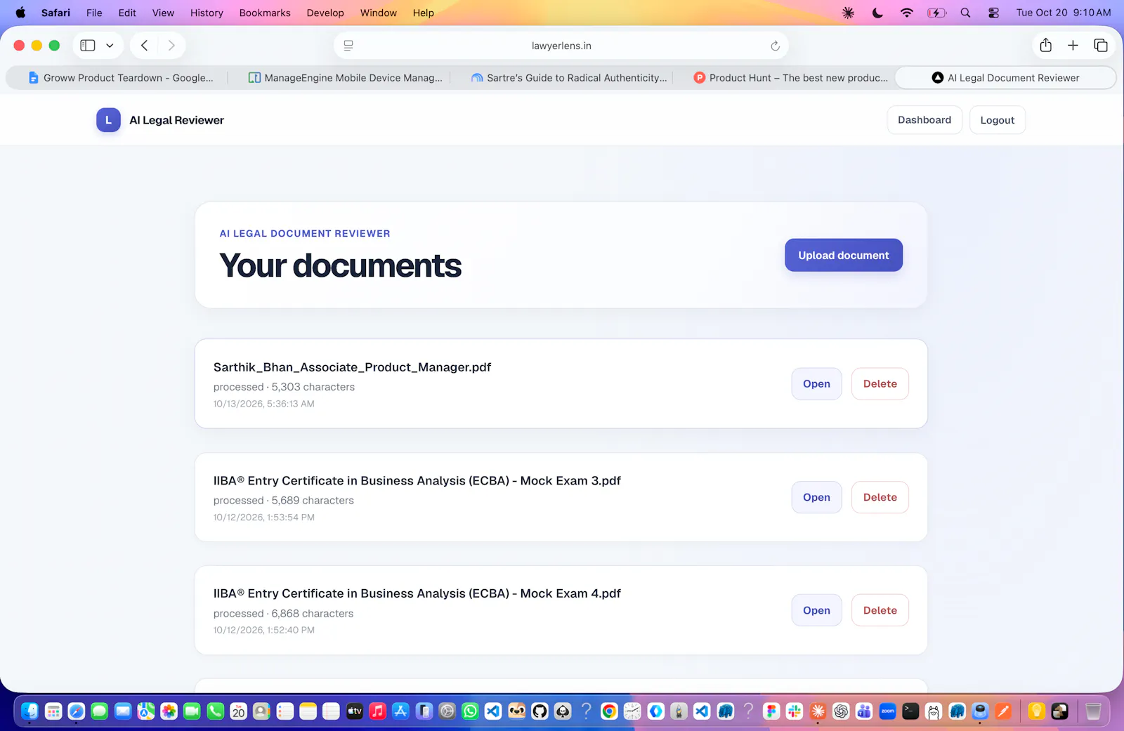 Lawyer Lens screenshot 2