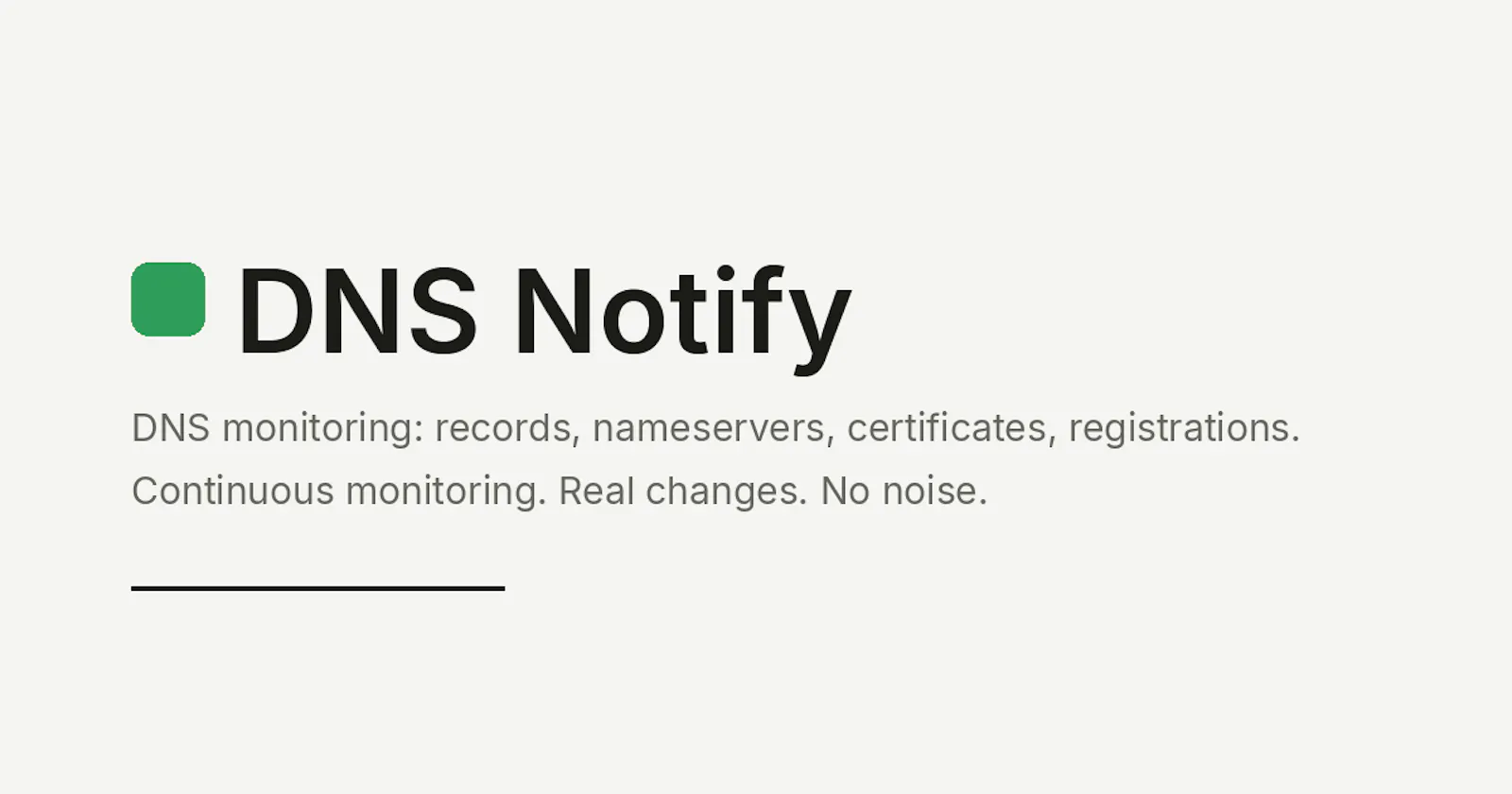 DNS Notify screenshot 1
