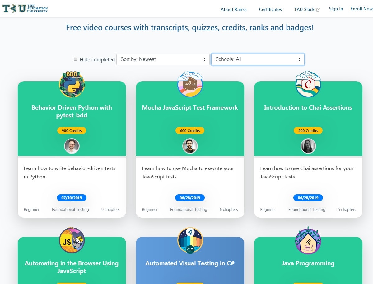 Test Automation University gallery image