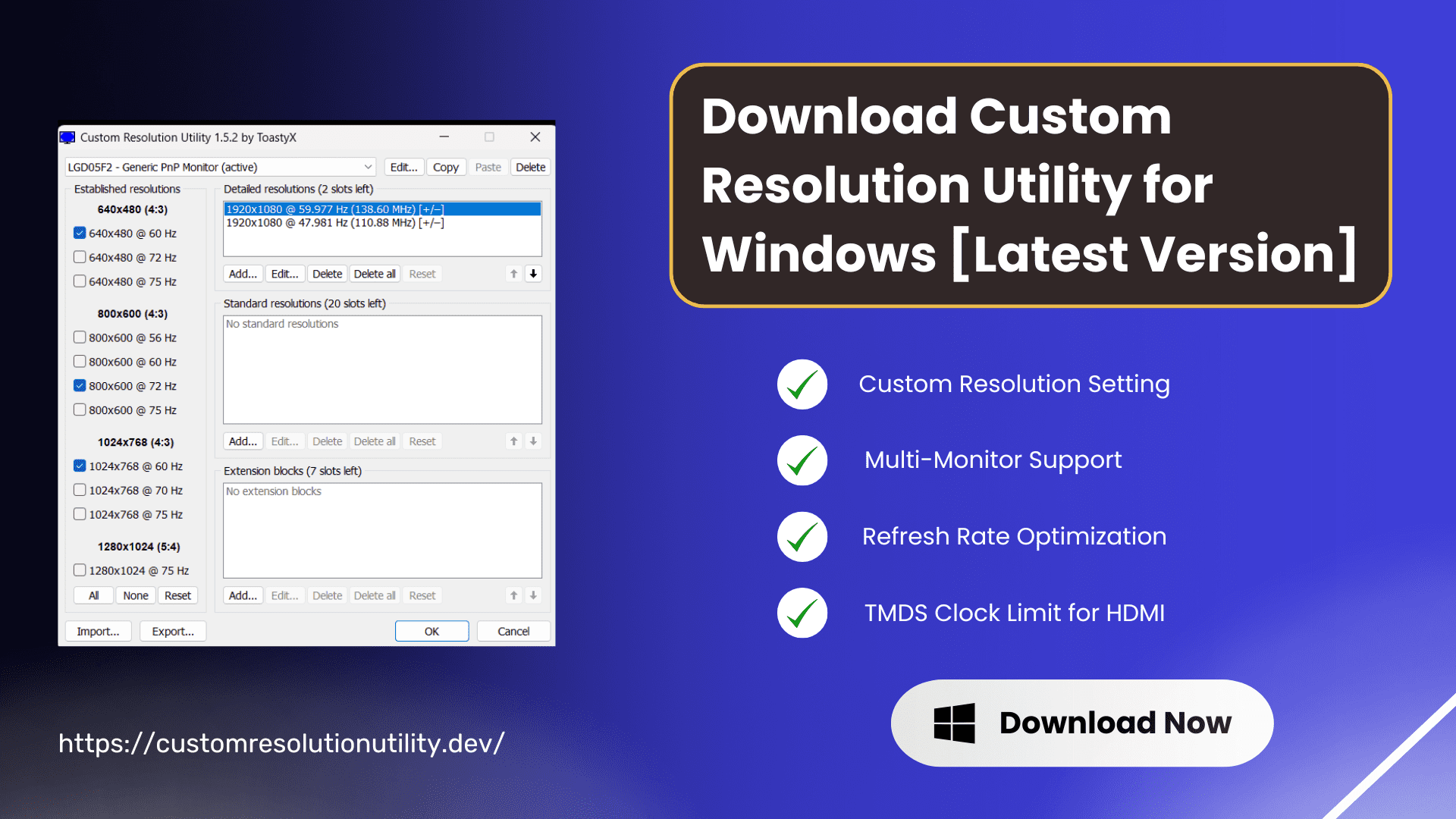 Custom Resolution Utility gallery image