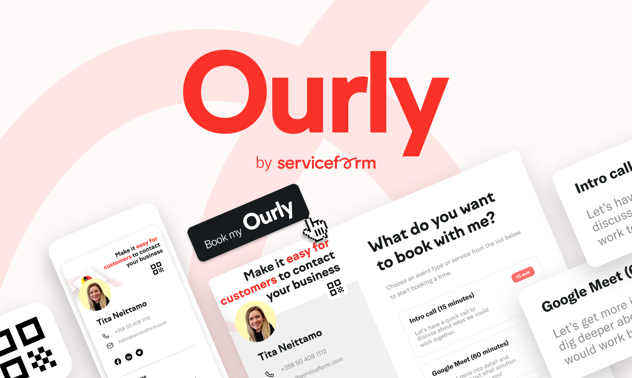 Ourly by Serviceform - A meeting scheduler made for lead generation media 2