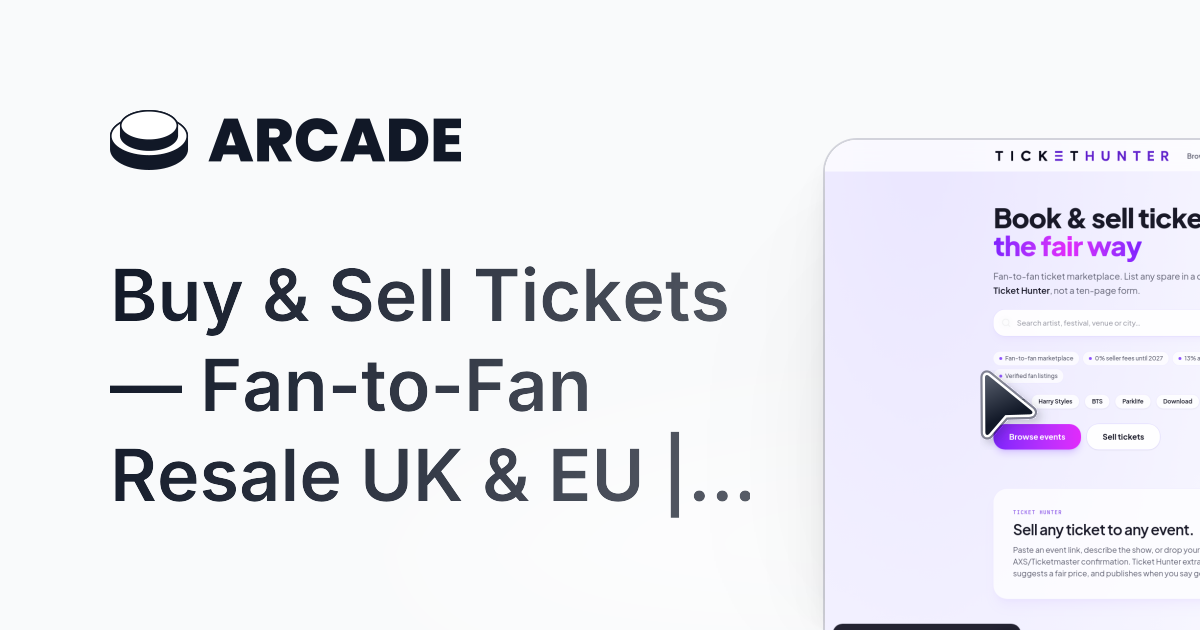 Buy & Sell Tickets — Fan gallery image