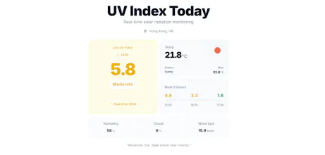 UV Index Today gallery image