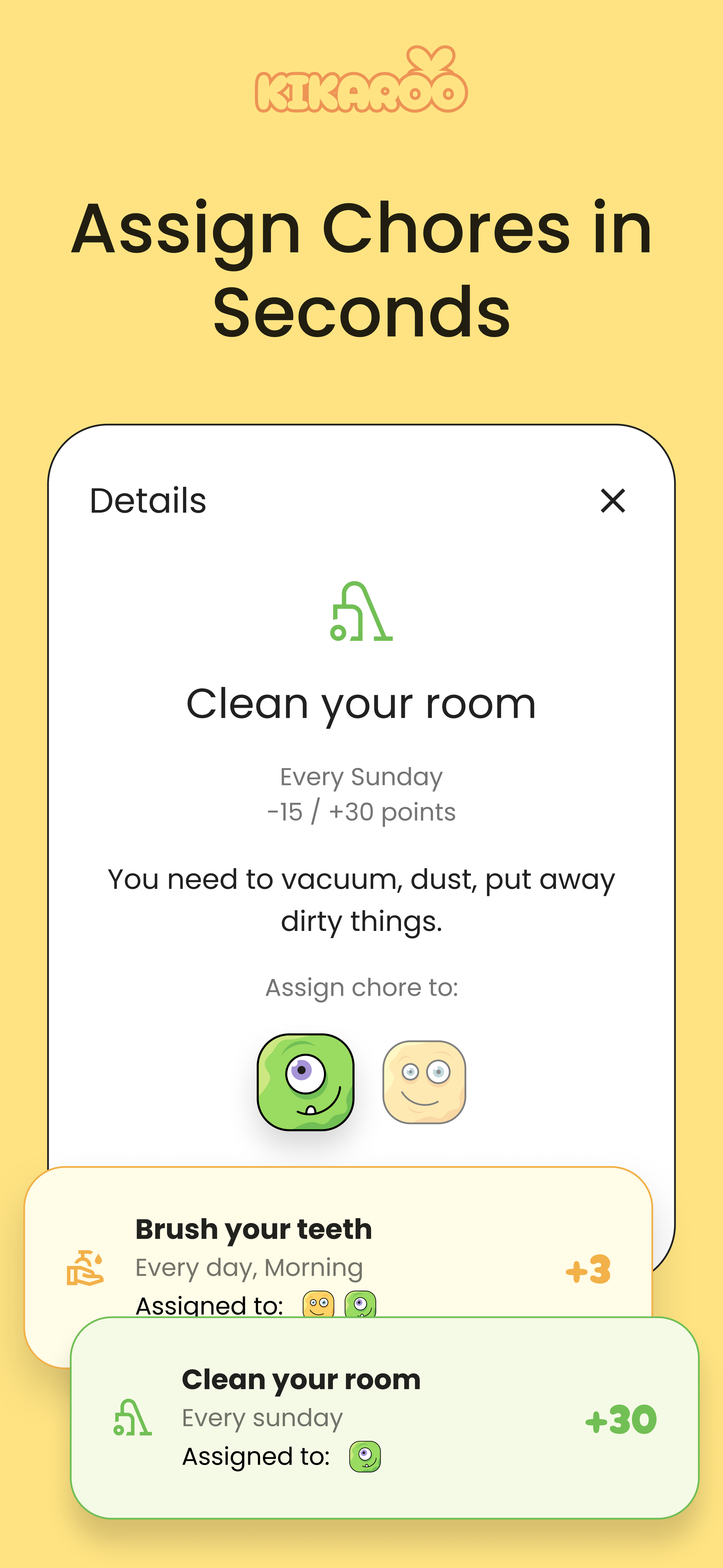 Média Kikaroo - Application Chore Tracker pour les enfants |rendre la parentalité plus facile 4
