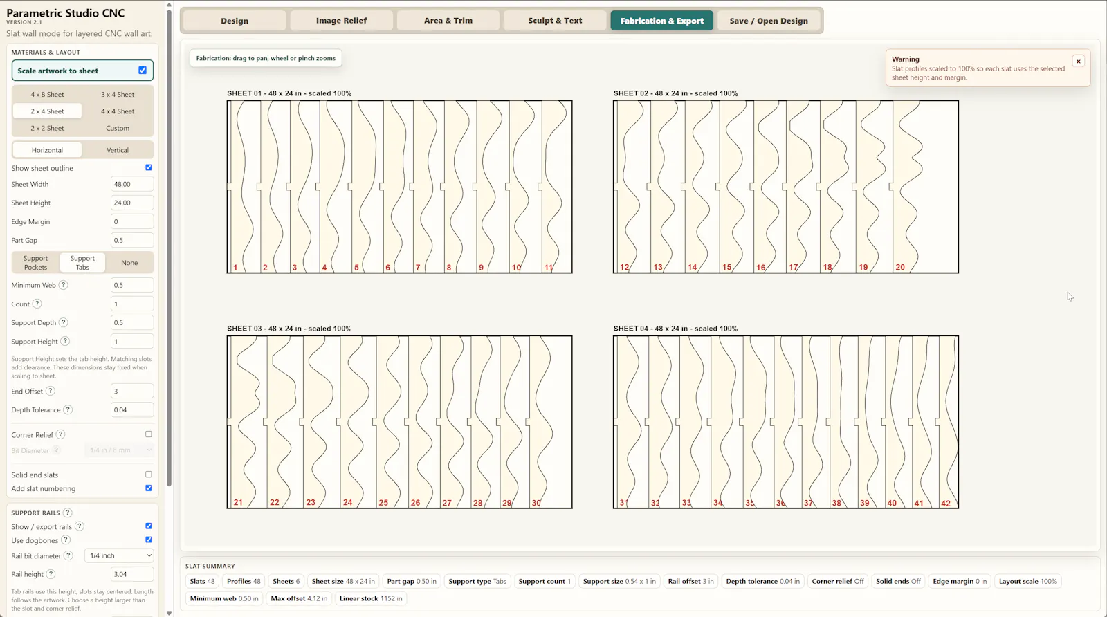 Parametric Studio CNC screenshot 5