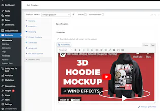 Simple Product Tabs For WooCommerce gallery image