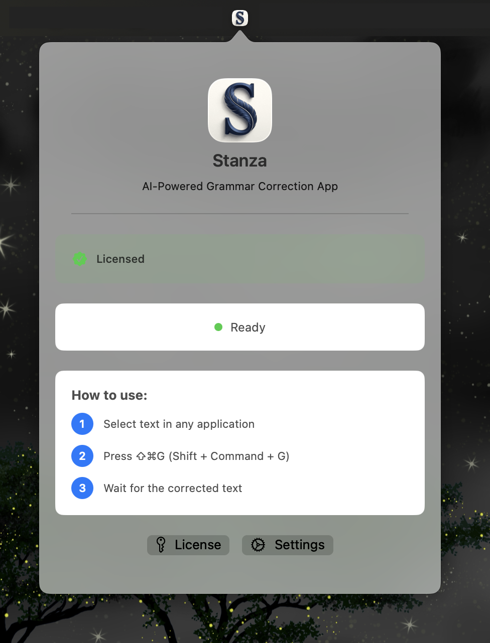 Stanza App - Screenshot 2 showing product features and functionality